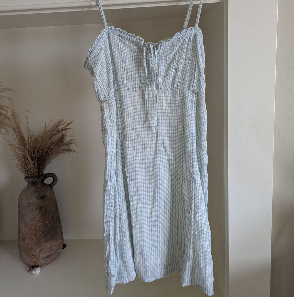 O'Neill Blue Checkered Dress